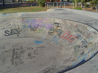 Graffiti Removal Swimming Pool before Grime Fighters